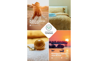 Poilsiui prie jūros - apartamentai TENISAS