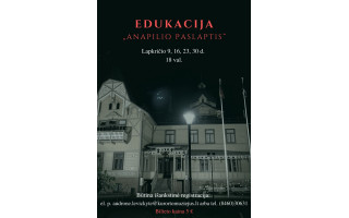 Palangos kurorto muziejus kviečia lankytojus į vakarinę edukaciją, per kurią gali pasirodyti vaiduoklis