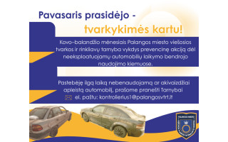 Raginame pasirūpinti savo nebeeksploatuojamais automobiliais ir patraukti juos iš bendrojo naudojimo kiemų