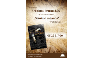 Kristinos Petrauskės istorinio romano „Slanimo raganos“ pristatymas