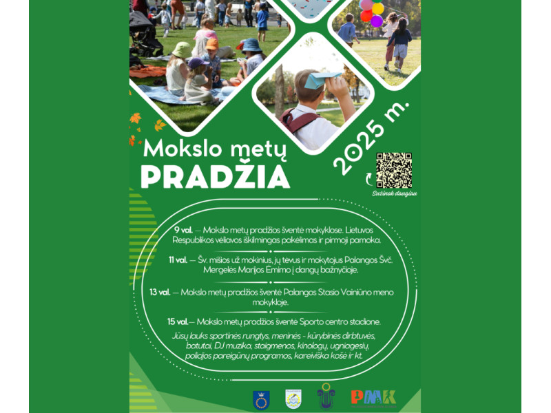 Palanga kviečia į Mokslo metų pradžios šventę