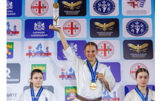 Karolina Radžiūnaitė – dviguba čempionė 2026 metų Europos kyokushin karate jaunių J18 čempionate