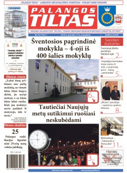 Palangos tilto laikraštis, Data: 2016-12-12, Numeris: 93(1527) 