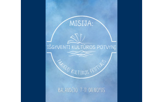 Palangoje startuoja pirmasis paauglių kultūros festivalis „Misija: išgyventi kultūros potvynį“