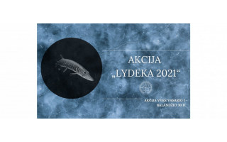 Aplinkos apsaugos departamentas naujus metus pradeda aplinkosaugine akcija „Lydeka 2022“