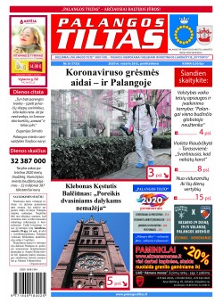 Palangos tilto laikraštis, Data: 2020-02-28, Numeris: 08 (1733) 