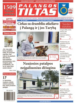 Palangos tilto laikraštis, Data: 2017-07-27, Numeris: 53(1584) 