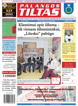 Palangos tilto laikraštis, Data: 2013-10-22, Numeris: 81 (1222) 