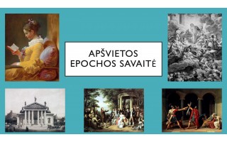 Apšvietos epochos savaitė  Palangos senojoje gimnazijoje