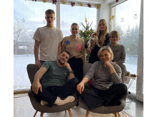 Toma Mackevičienė su vyru augina keturis vaikus. Asmeninio albumo nuotrauka