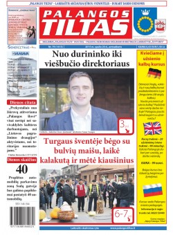 Palangos tilto laikraštis, Data: 2015-10-19, Numeris: 79(1415) 