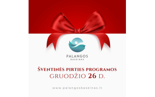 Šventinės pirties programos gruodžio 26 dieną