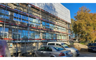 Vyksta Palangos poliklinikos rekonstrukcijos darbai, jau suplanuotas ir poliklinikos teritorijos sutvarkymas