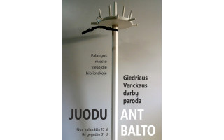 Bibliotekoje – Giedriaus Venckaus darbų paroda ,,Juodu ant balto”