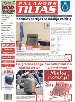 Palangos tilto laikraštis, Data: 2011-03-07, Numeris: 18 (962) 