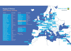 Skrydžių skaičiumi vasarį stipriai spurtavo Palangos oro uostas – 343 skrydžiai arba 8,9 proc. daugiau palyginti su vasariu pernai