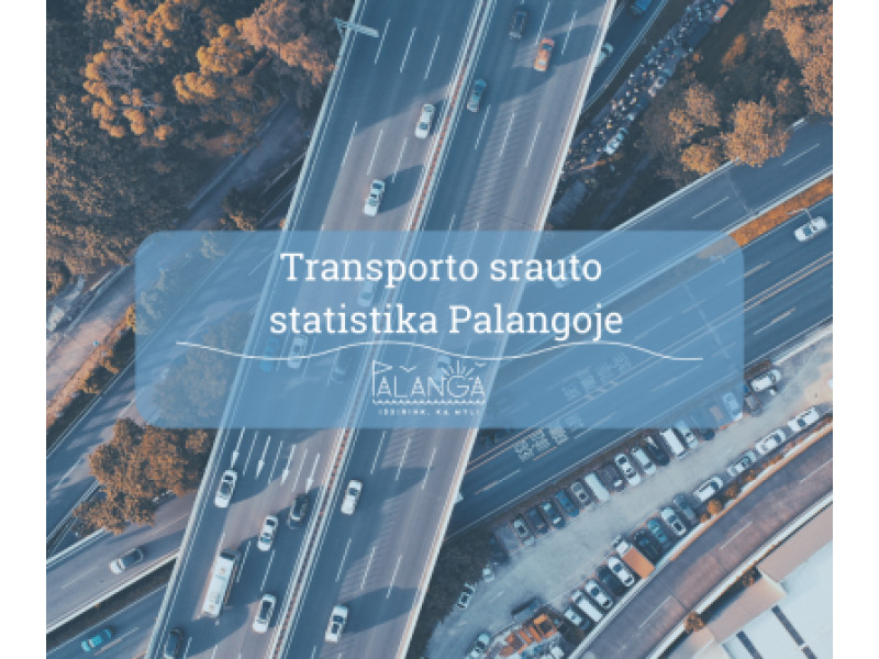 Transporto srautų statistika Palangoje
