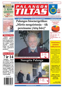 Palangos tilto laikraštis, Data: 2015-10-29, Numeris: 82(1418) 