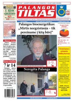 Palangos tilto laikraštis, Data: 2015-10-28, Numeris: 82(1418) 