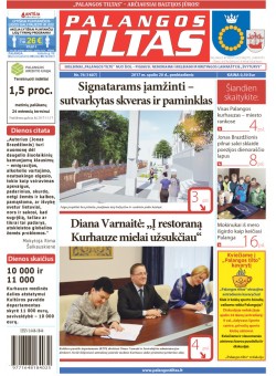 Palangos tilto laikraštis, Data: 2017-10-19, Numeris: 76(1607) 