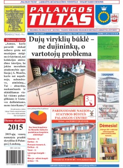 Palangos tilto laikraštis, Data: 2014-09-15, Numeris: 69(1307) 