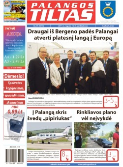 Palangos tilto laikraštis, Data: 2011-09-15, Numeris: 71 (1015) 