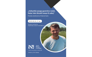 Poezijos skaitymai su Rolandu Kazlu  „Vaikystėj suaugę gyvenimo mokė, Dabar teks išmokti savęs iš vaikų“