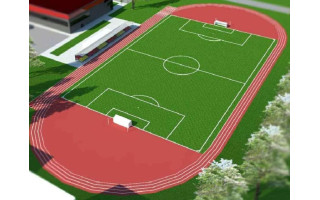 Pasirašyta „Baltijos“ mokyklos stadiono atnaujinimo rangos darbų sutartis