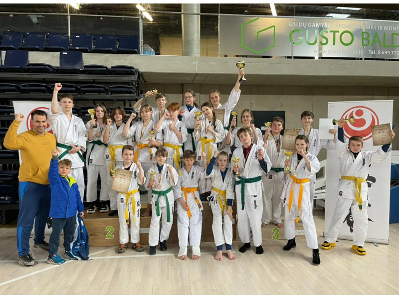 Jaunieji Palangos karatistai – Lietuvos Karate Kyokushin vaikų čempionate