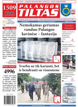 Palangos tilto laikraštis, Data: 2016-06-30, Numeris: 48(1480) 