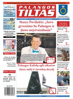 Palangos tilto laikraštis, Data: 2012-11-29, Numeris: 91 (1134) 
