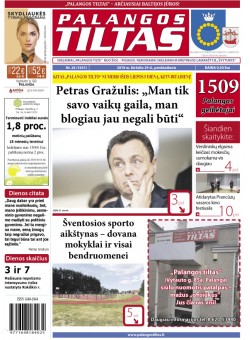 Palangos tilto laikraštis, Data: 2018-06-28, Numeris: 26(1651) 