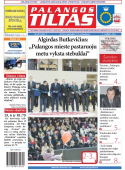 Palangos tilto laikraštis, Data: 2014-04-14, Numeris: 29(1267) 