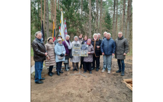 Atminties ženklu pagerbti Narimanto (Palangos) kuopos partizanai