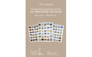 Palangos koncertų salėje veiks Vytauto Kuso kūrinių paroda „770 miniatiūrų Palangai“