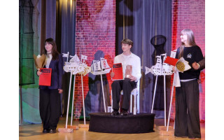 Klaipėdos apskrities jaunimo meninio skaitymo konkurse „Saliamonas“ Domantas Vaitkus laimėjo pirmąją vietą