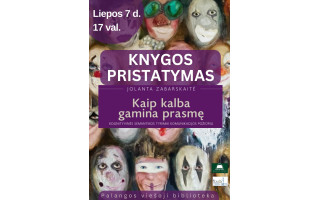 Jolanta Zabarskaitė pristato knygą „Kaip kalba gamina savo prasmę“