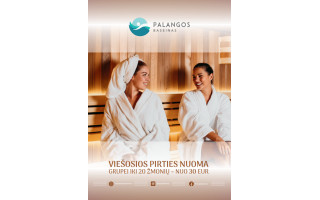 Palangos baseine - viešosios pirties nuoma