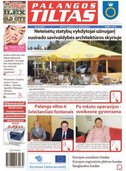 Palangos tilto laikraštis, Data: 2011-05-05, Numeris: 35 (979 