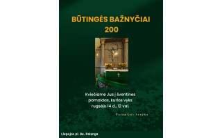 Kviečia į šventines pamaldas