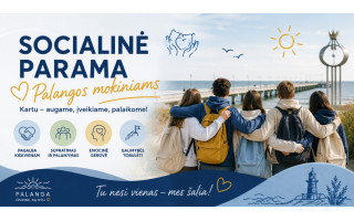 Galima teikti prašymus dėl socialinės paramos mokiniams