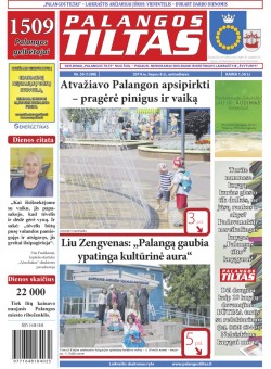 Palangos tilto laikraštis, Data: 2014-07-07, Numeris: 50(1288) 
