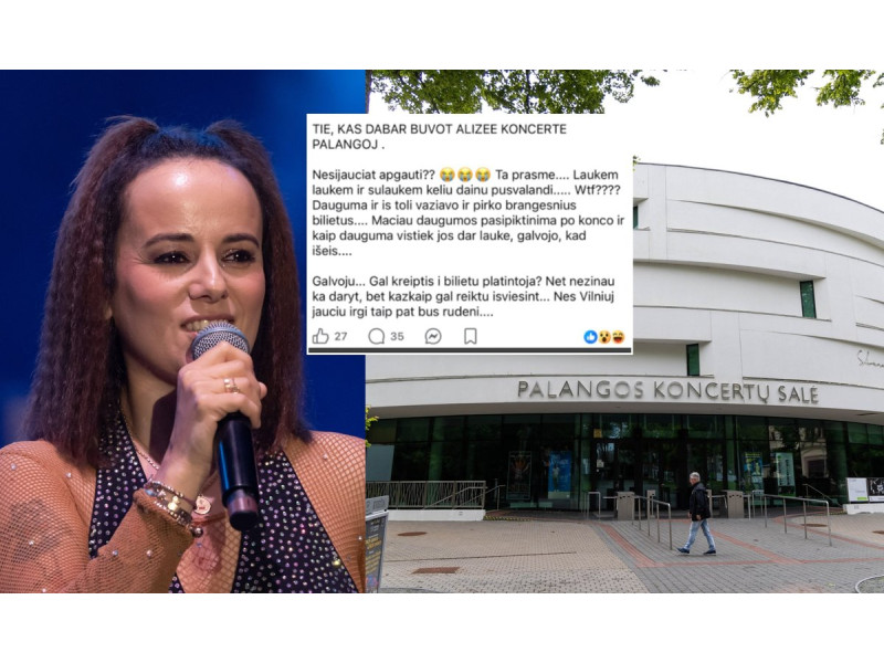 Į Alizee šou susirinkę lietuviai įsiuto. FOTO: VIDA PRESS, DELFI