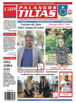Palangos tilto laikraštis, Data: 2019-07-19, Numeris: 28 (1703) 