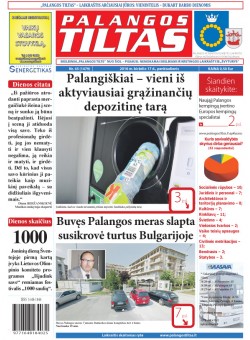 Palangos tilto laikraštis, Data: 2016-06-16, Numeris: 45(1479) 