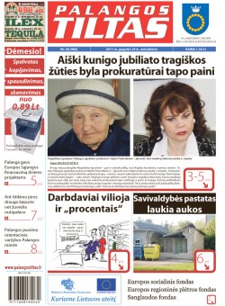 Palangos tilto laikraštis, Data: 2011-05-23, Numeris: 40 (984) 