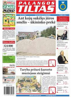 Palangos tilto laikraštis, Data: 2012-03-29, Numeris: 25 (1068) 