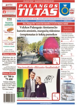Palangos tilto laikraštis, Data: 2017-04-13, Numeris: 27(1558) 