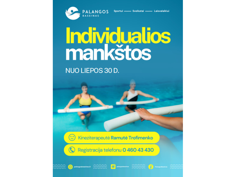 Individualios mankštos Palangos baseine