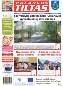 Palangos tilto laikraštis, Data: 2011-06-09, Numeris: 45 (989) 